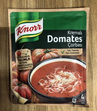 Крем-суп сухой томатный (Kremalı Domates Çorbası), 74 гр., Knorr, Турция