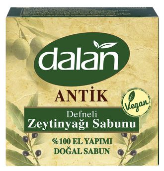 Мыло оливково-лавровое натуральное (Defneli Zeytinyagi Sabunu), 150 гр., Dalan, Турция