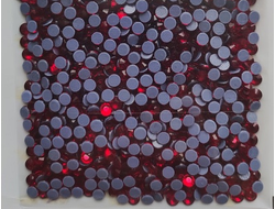 Стразы термоклеевые, цвет красный, размер SS16 (3,8 - 4,0 мм), 1440 шт