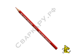Карандаш сварщика перманентный огнестойкий красный Markal Red Riter Welder Pencil до +1500°C
