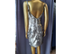 Коктейльное платье цвета металлик в крупную пайетку "Miami" прокат Уфа