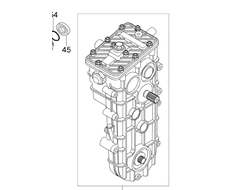 КПП (коробка переключения передач) оригинал BRP 605612003 для BRP LYNX/Ski-Doo (Gear Box)