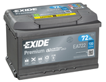 EXIDE Premium 72Ah 720A EA722