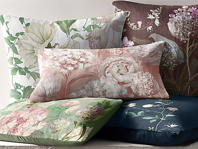 FA1302.  Эксклюзивная ткань с цветами