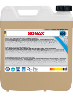 Средство для мытья двигателя (концентрат от 1:1 до 1:10) "SONAX Engine and cold cleaner Concentrate" 10 л Средство для мытья двигателя (концентрат от 1:1 до 1:10) "SONAX Engine and cold cleaner Concentrate" 10 л