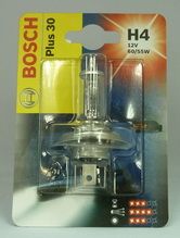 Лампа BOSCH PLUS 30% H4 12V 60/55W в блистере 1 шт.