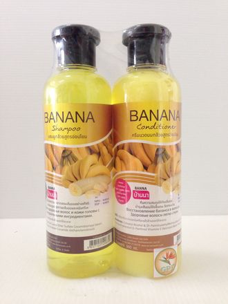 Шампунь + бальзам для волос Банан Banna, Набор, 360 + 360 мл. 520846