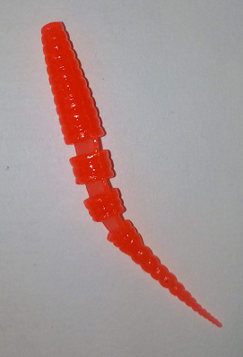Резина съедобная Полярник Viking 63 mm. уп-ка 10шт.  цвет Красный