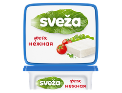 Сыр мягкий «Фета Нежная» 45%, 250гр. SVEZA.