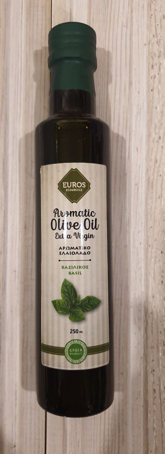 Оливковое масло нерафинированное с БАЗИЛИКОМ