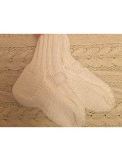 Теплые носочки для новорожденного, размер 10-12