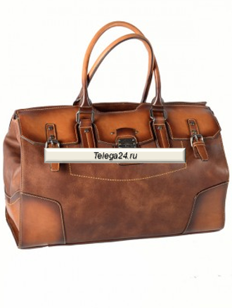 Дорожная сумка-саквояж - коричневая