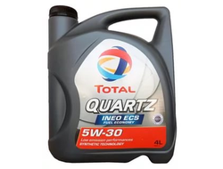 Моторное масло Total Quartz Ineo ECS 5W30 синтетическое 4 л.