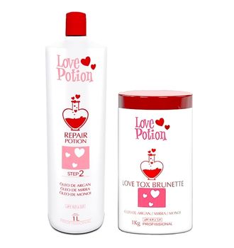 Комплект Ботокс для волос LOVE POTION LoveTox 1000 ml + Кератин LOVE POTION Repair 1000 мл