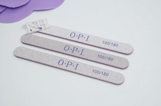 Пилка для ногтей OPI 100/180 грит узкая