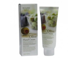 3W CLINIC Крем для рук Увлажняющий с экстрактом ОЛИВЫ Olive Hand Cream, 100 мл. 284347