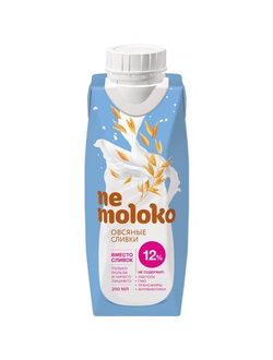 Напиток овсяный Nemoloko сливочный 12% 250 г