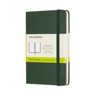 Блокнот &quot;Classic&quot; (нелинованнйё), Pocket, зеленый