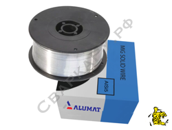 Проволока для сварки алюминия и алюминиевых AlSi сплавов Alumat AlSi5 ф1.0мм 0.5кг