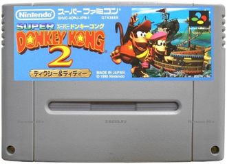 &quot;Donkey Kong Country 2&quot; no box, Игра для Nintendo Super Famicom NTSC-Japan