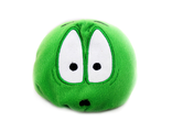 Плюшевый интерактивный Смайл Зеленый. Плюшевая игрушка в форме шара. Цвет — зеленый. Диаметр — 8 см. Управляются 3-мя батарейками АА.Не теряет внешний вид после стирки. При броске издает необычный звук — ICQ