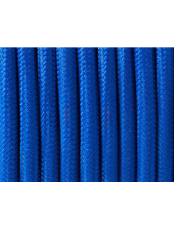 Синий текстильный ретро кабель