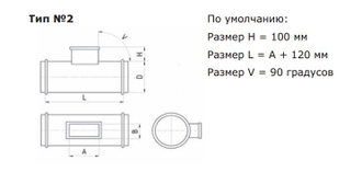 КРУГЛЫЙ ВОЗДУХОВОД ОЦИНКОВКА - ТРОЙНИК - 0,5-1,0