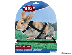 Trixie Шлейка + поводок для кроликов, 10 мм х 1,2 м. Артикул: 6150