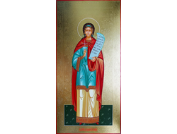 Василисса Никомидийская, Святая мученица. Рукописная мерная икона.
