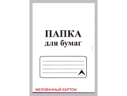 Папка для бумаг (390 гр) АРТ ПЗ-501
