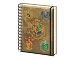 Записная книжка Harry Potter (Hogwarts Crest &amp; Four Houses) A5 Wiro