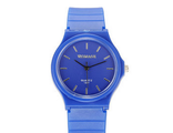 Стильные силиконовые часы (синие)