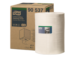 90537 Tork Premium Нетканый материал для интенсивной очистки в малом рулоне W1 / W2 /  W3 белый