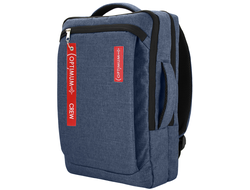 Рюкзак сумка для ноутбука 15.6 - 17.3 дюймов Optimum, синий