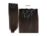Волосы HIVISION Collection искусственные на заколках 50-55 см (5 прядей) №4