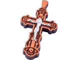 Крест Православный, дерево-серебро, 27