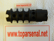 Russian authentic DTK Citadel TKM Vepr VPO 208/209 0.366 gauge muzzle brake Red Heat