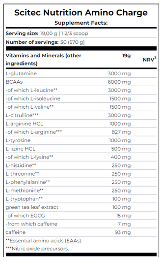 Amino Charge 570g