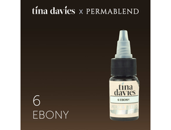 Permablend “Tina Davies ‘I Love INK’ 6 Ebony” 15 мл