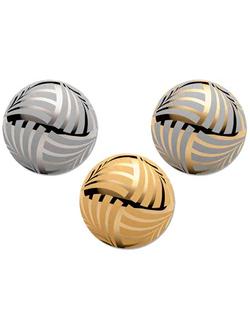 Пластмассовые подхваты на магнитах с позолотой и серебрением, круглые. Пр-во Россия