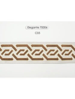 Арт. 70006, серия Elegante. Тесьма жаккардовая с "косичкой"