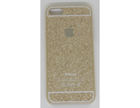 Защитная крышка iPhone 7 с логотипом с золотистым напылением