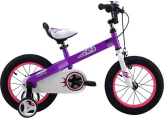 Детский велосипед Royal Baby Honey Steel 18" пурпурный