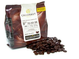 Шоколад ГОРЬКИЙ 70,5 % в каллетах Barry Callebaut, 100 г