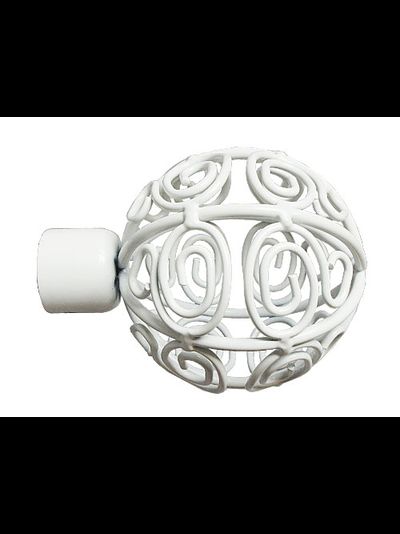 Цвет белый глянец. Наконечники "Тибет" шарообразные, реализуем оптом и в розницу. Свой склад