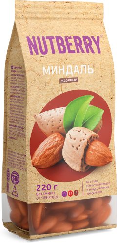 NUTBERRY Миндаль жареный 220гр