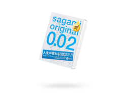 739/1 ПРЕЗЕРВАТИВЫ ПОЛИУРЕТАНОВЫЕ SAGAMI ORIGINAL 002 №3