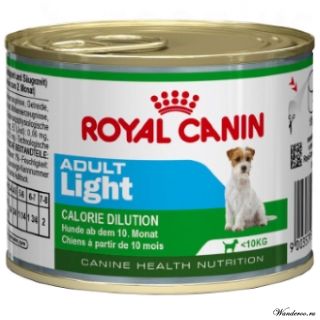 Royal Cain Adult Light Mousse Роял Канин Эдалт Лайт Мусс консервы для собак склонных к полноте, 0,195 кг