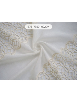 Арт. B75173501. Вуалевая ткань с ришелье для легких штор