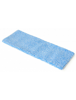 МОП 40 см микрофибра голубой меланж (язык с кнопками) арт. NMMC-40M